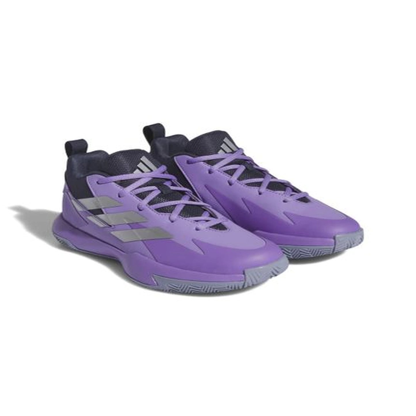 Tenis de básquetbol Adidas Cross Em Up Select J Wide Violet Fusion Mint Tint Shadow Navy Niño