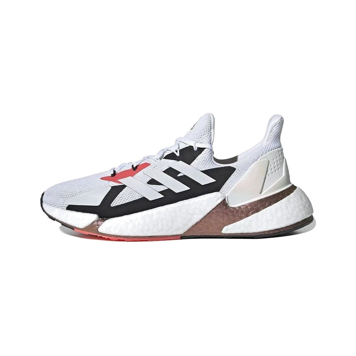 Tenis de running Adidas X9000L4 Boost White Solar Red Bronze Hombre