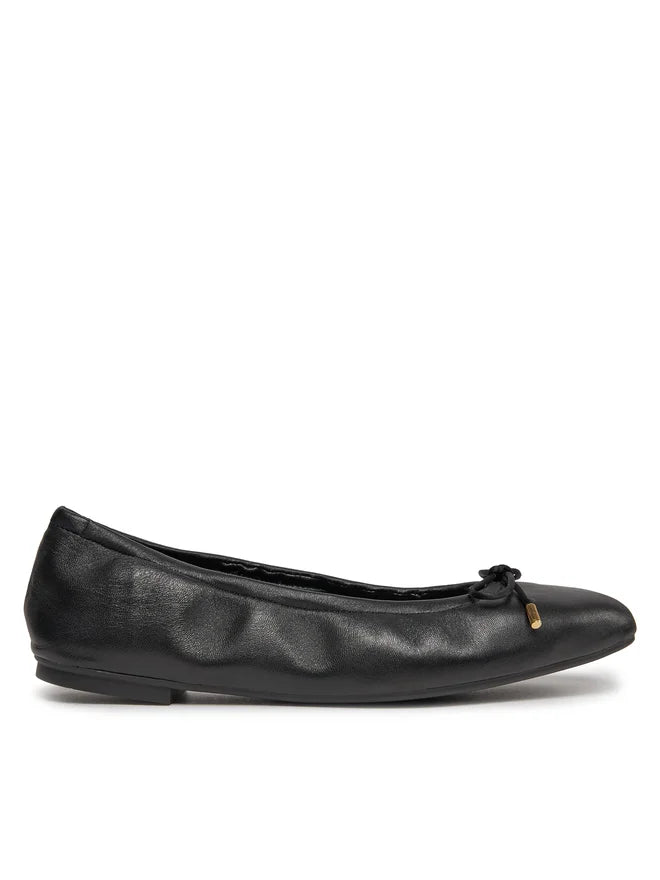 Stuart Weitzman Bardot Bow Flat Black SG577 - vista principal