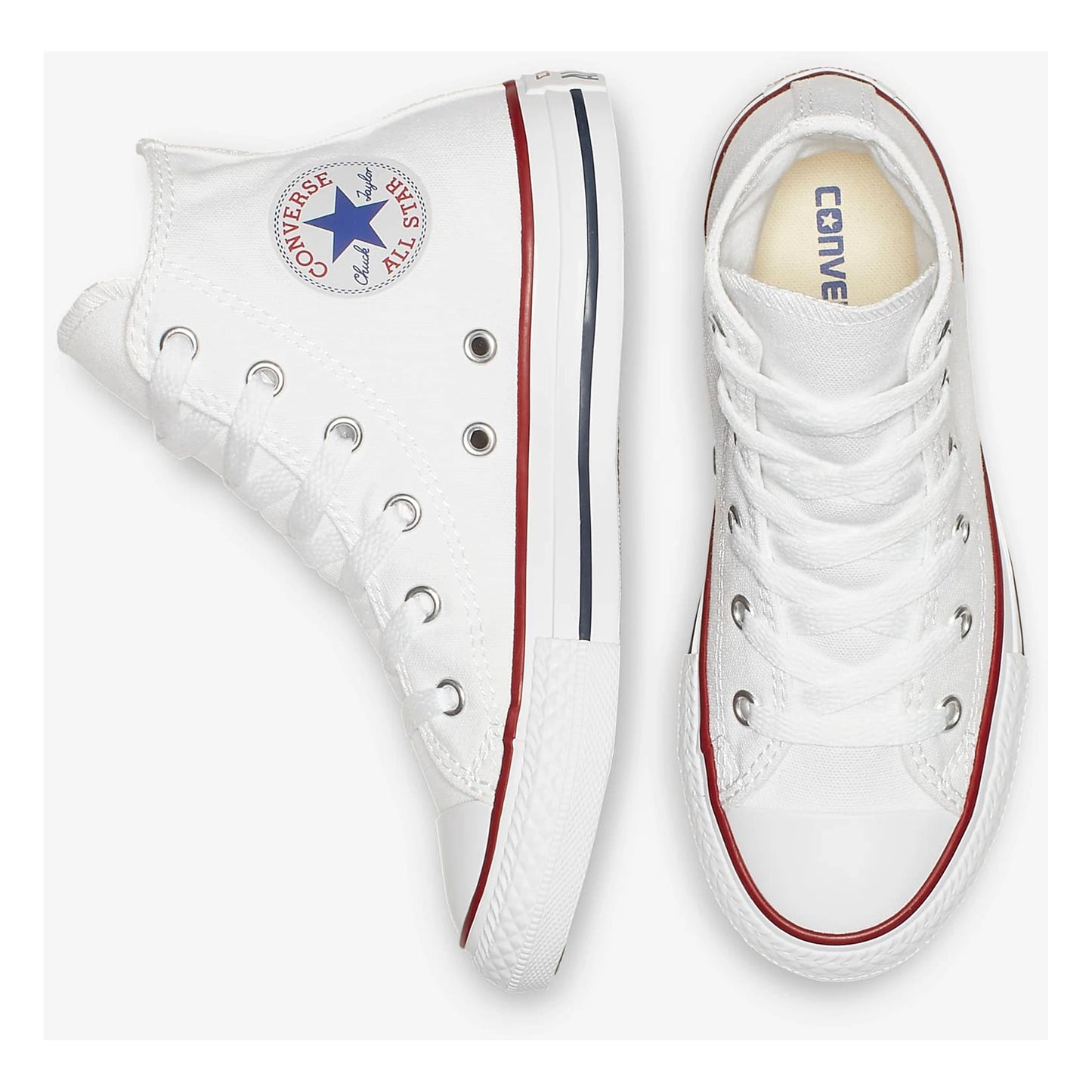 Tenis de bota Converse Chuck Taylor All Star High Top Optical White Niña