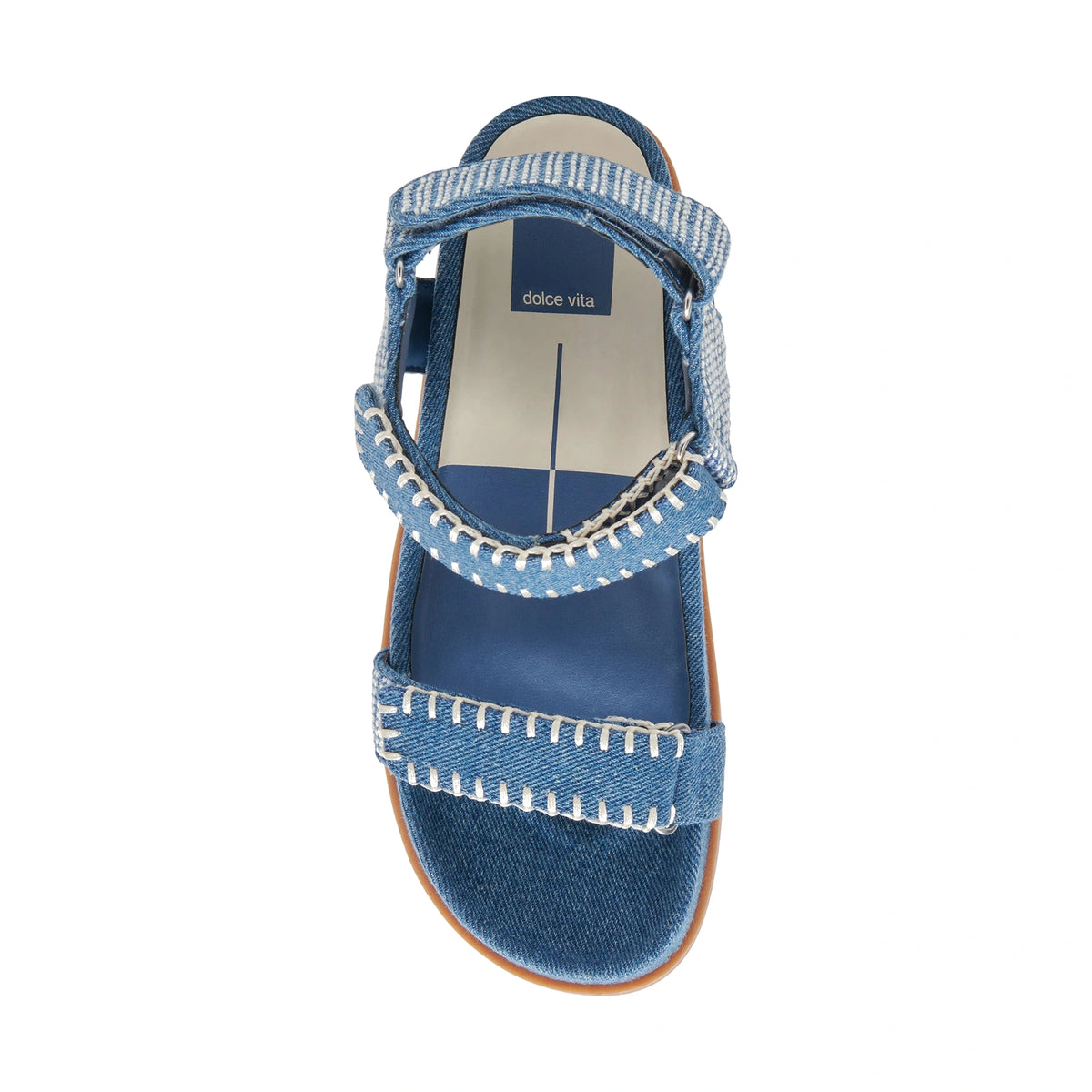 Sandalias Dolce Vita Senora Blue Multi Denim Mujer