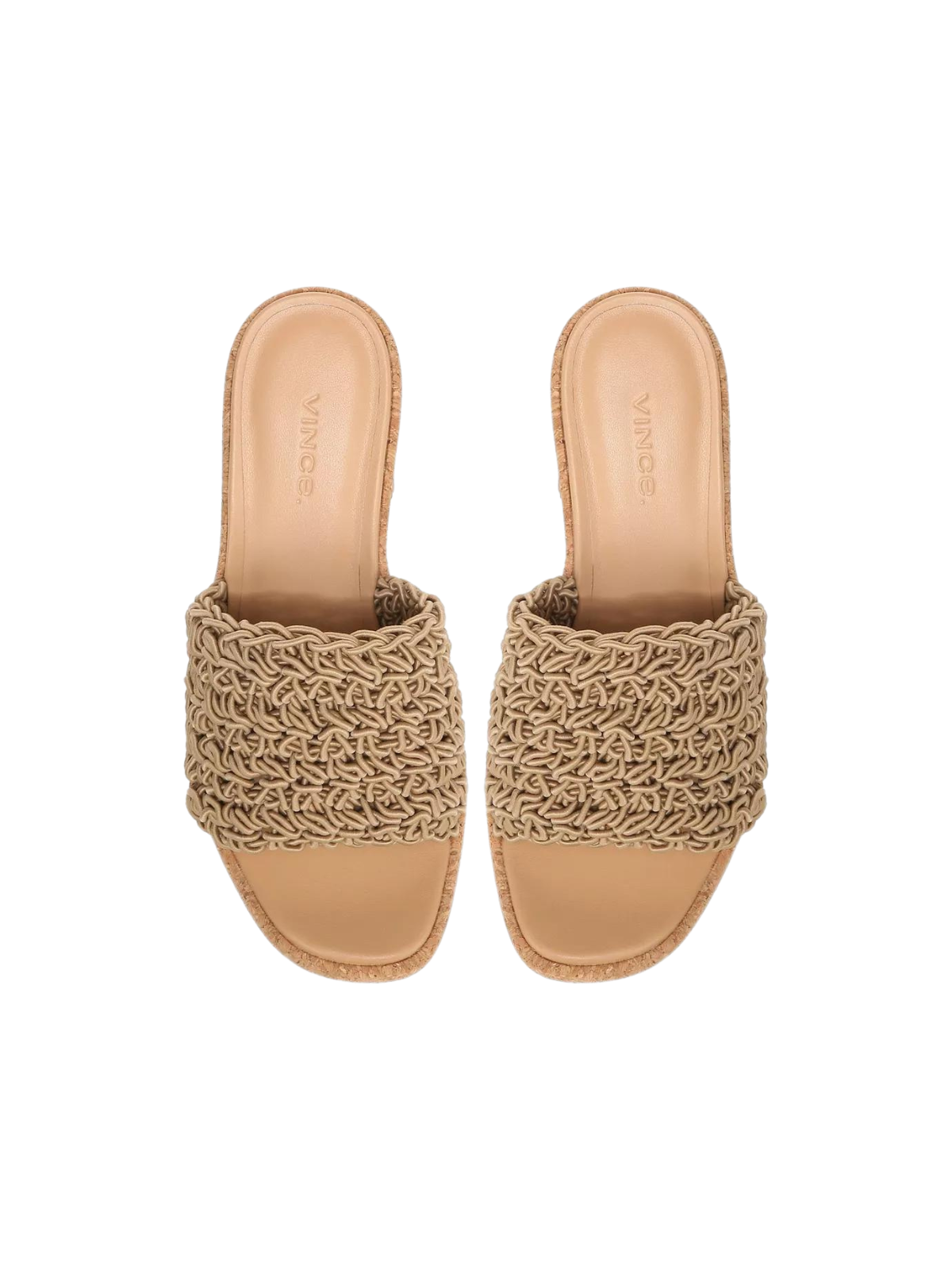 Vince Nicki Crochet Platform Sandal Sand - detalle