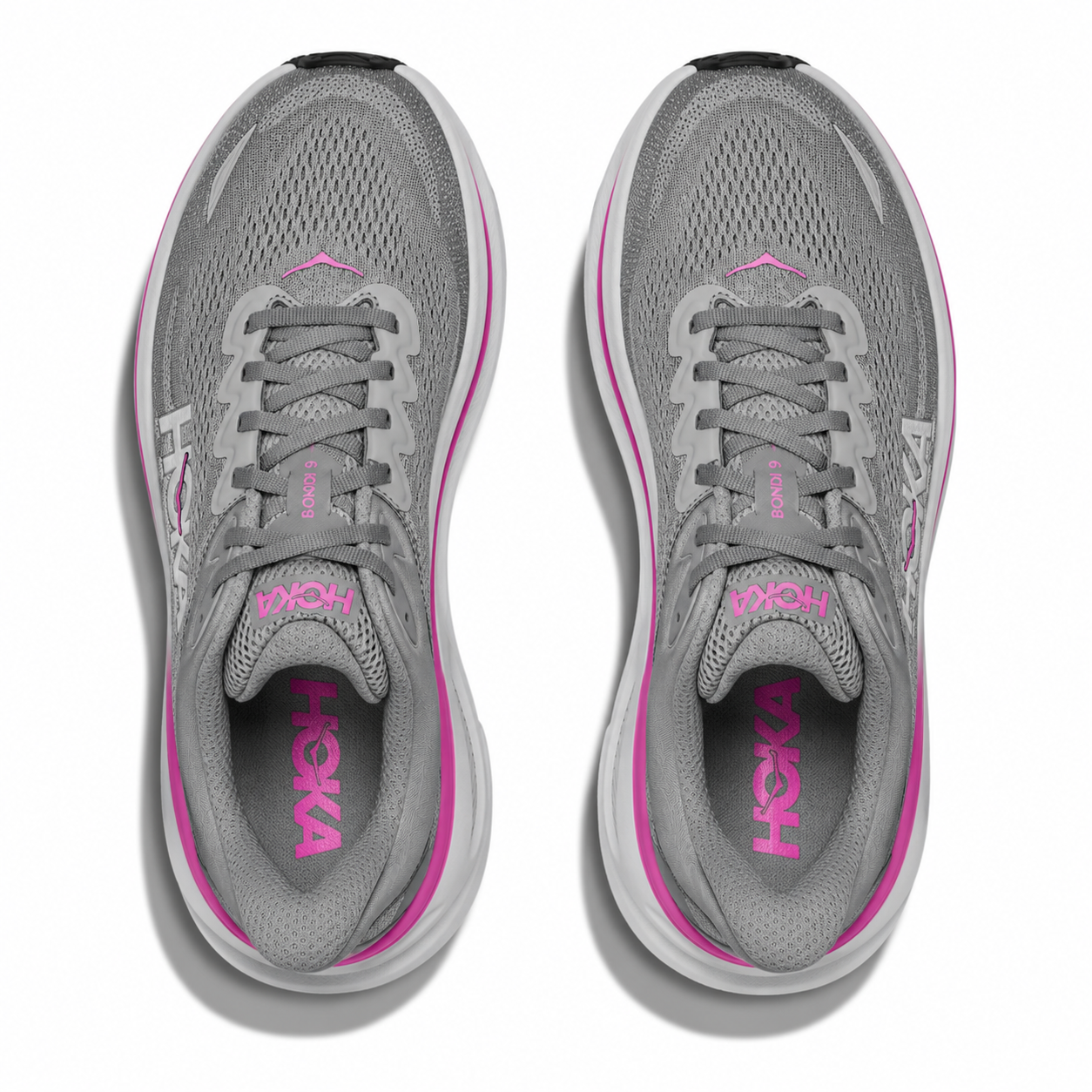 Tenis para Correr HOKA Bondi 9 Galactic Grey Asteroid Mujer