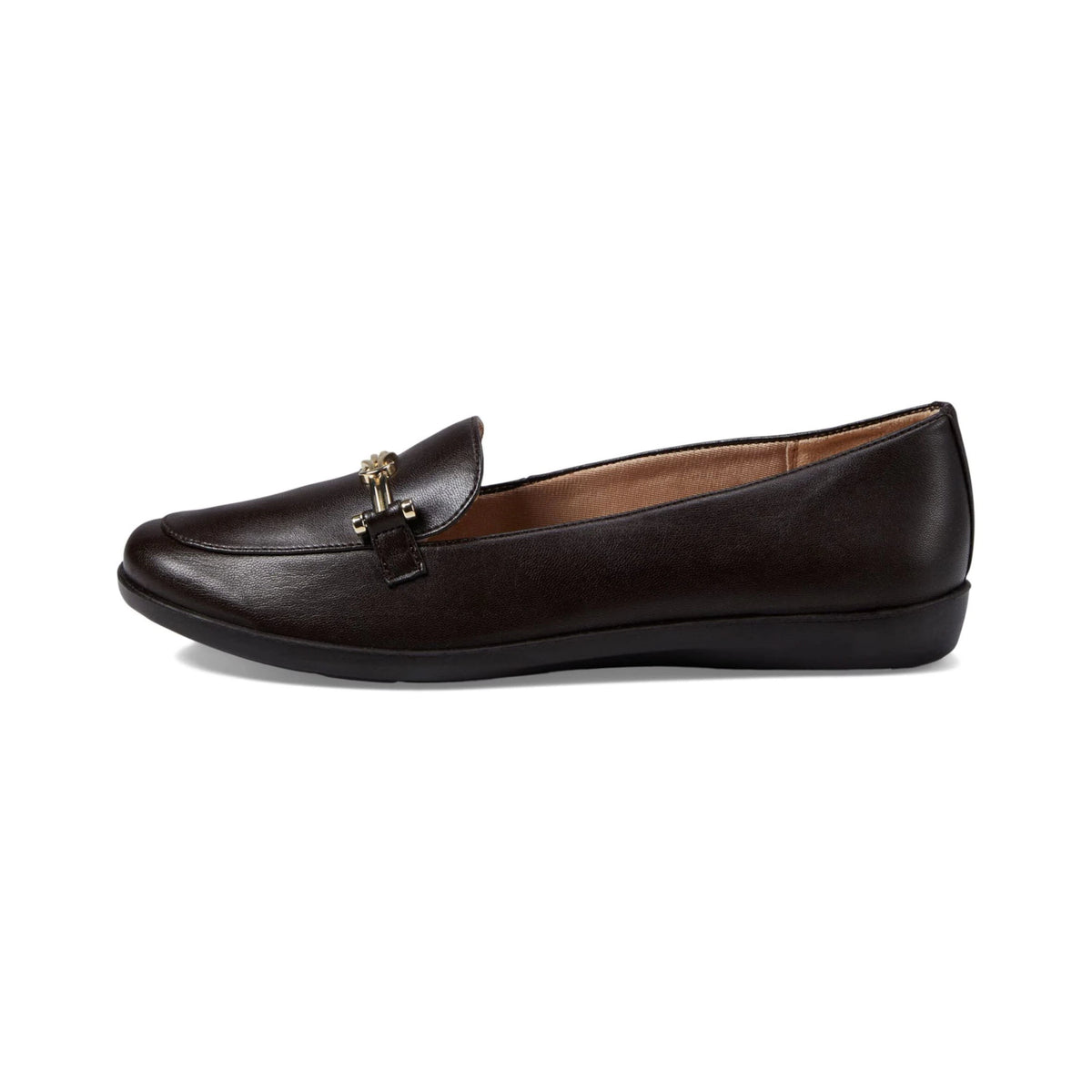 Mocasines LifeStride Nominate Dark Chocolate Lizard para mujer - lateral