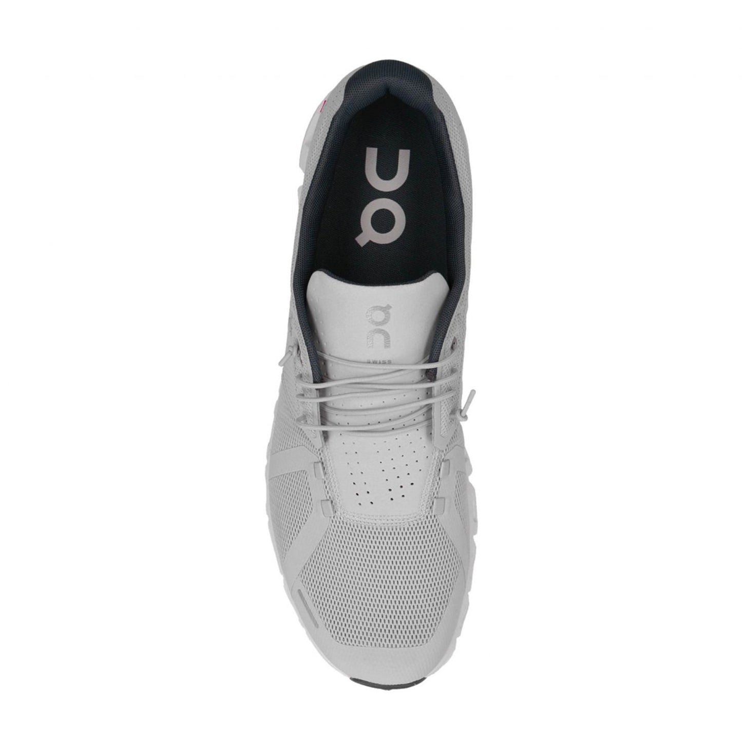 Tenis Casuales Impermeables On Cloud 5 Waterproof Glacier White Hombre