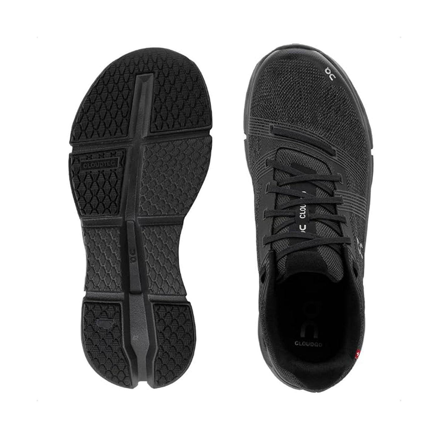 Tenis para Correr On Cloudgo Wide Black Eclipse Hombre