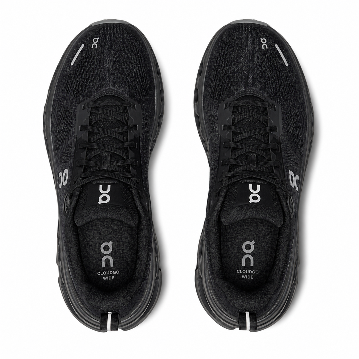 Tenis para Correr On Cloudgo Wide Black Eclipse Mujer