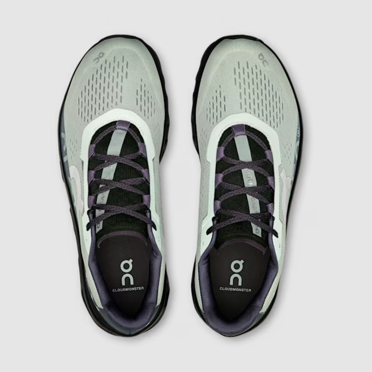 Tenis para Correr On Cloudmonster Glacier Black Hombre