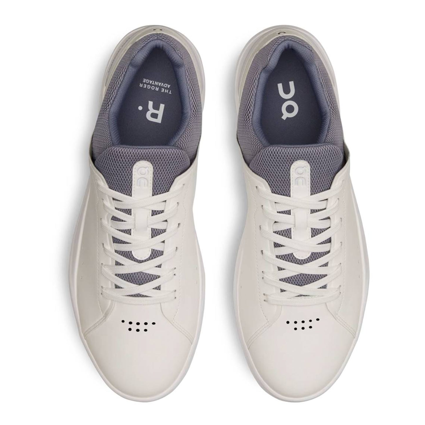 Tenis Casuales On THE ROGER Advantage White Fossil Hombre