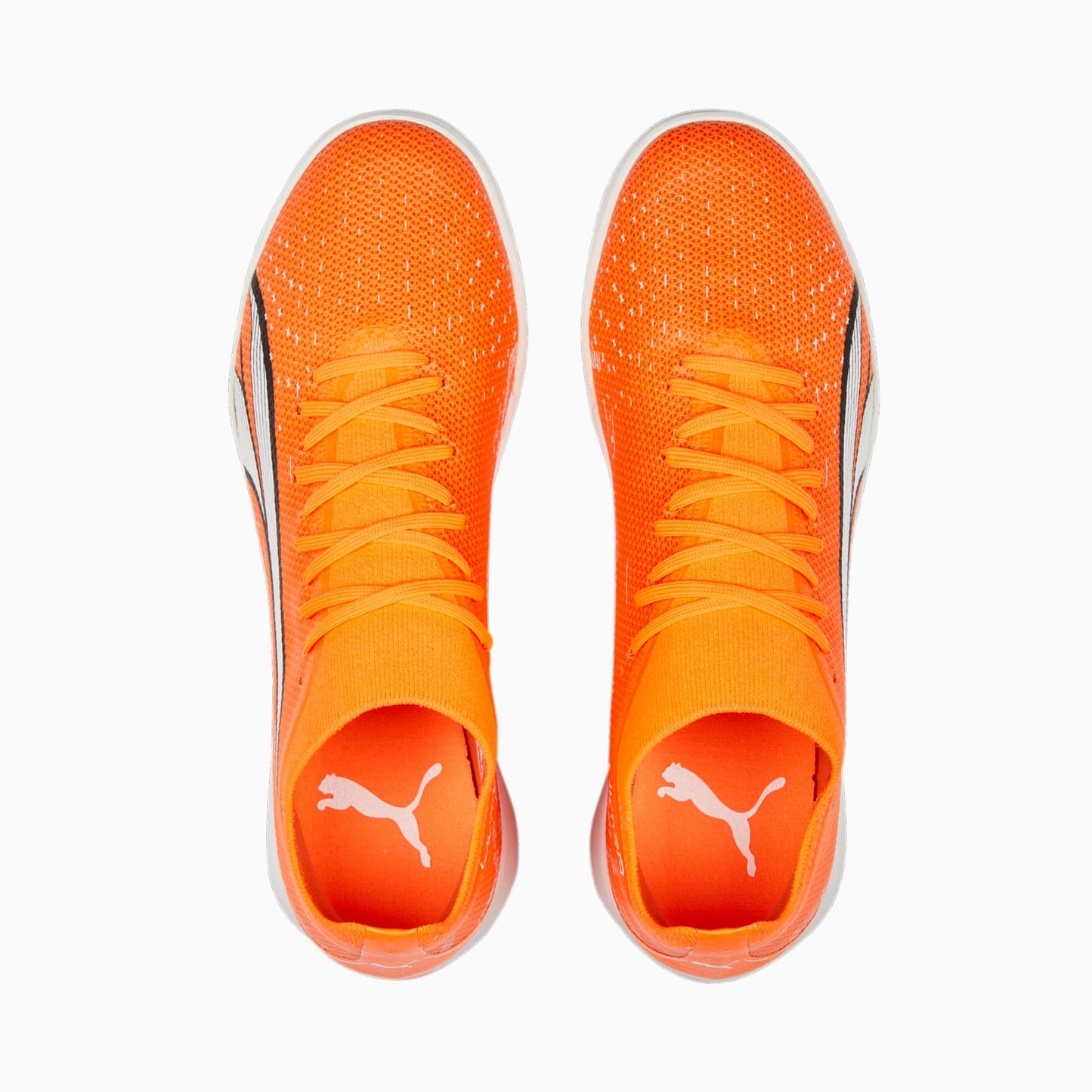 Tenis de Futbol Puma Ultra Match TT Ultra Orange White Blue Glimmer Hombre