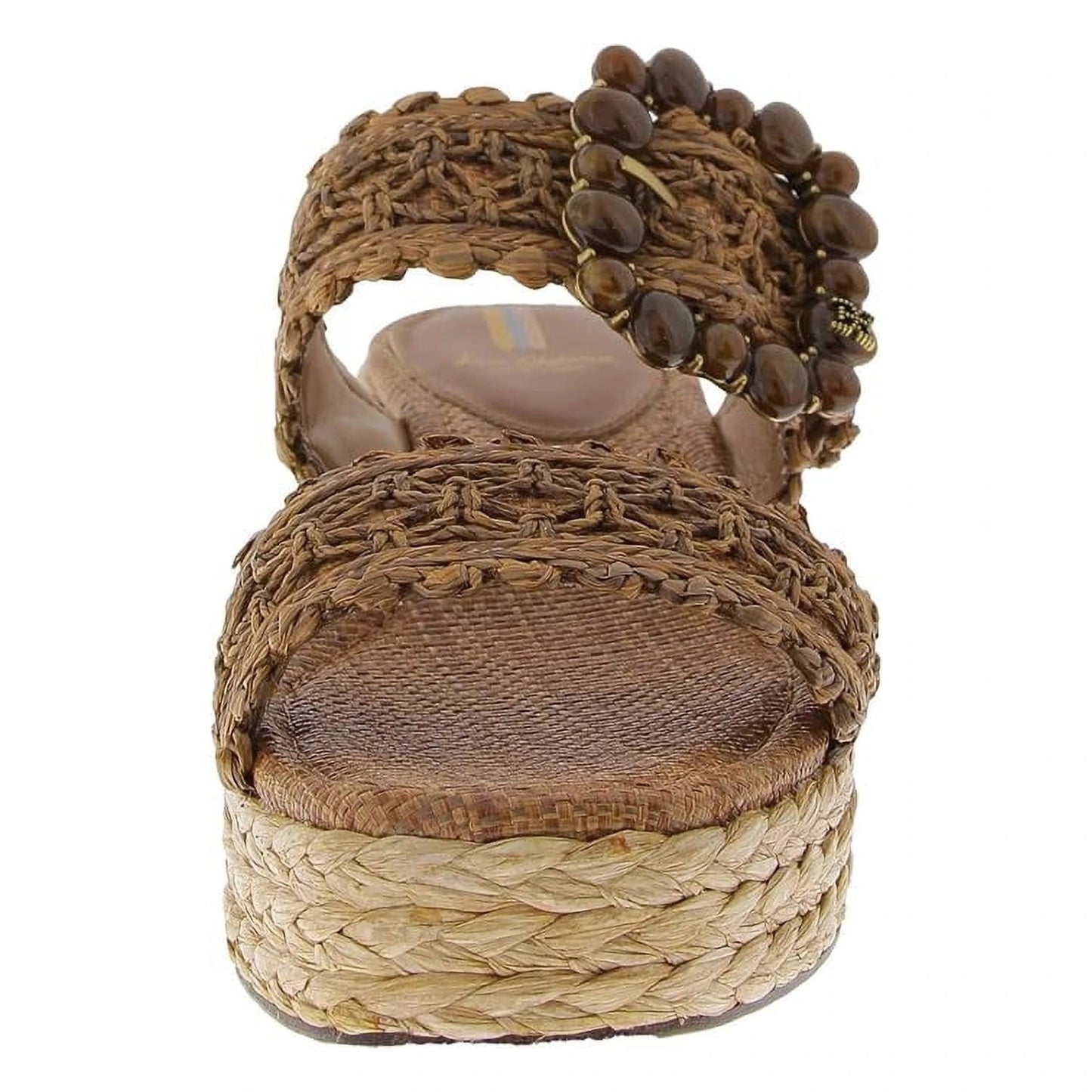Sandalias de cuña Sam Edelman Cadance Cuoio Raffia Mujer