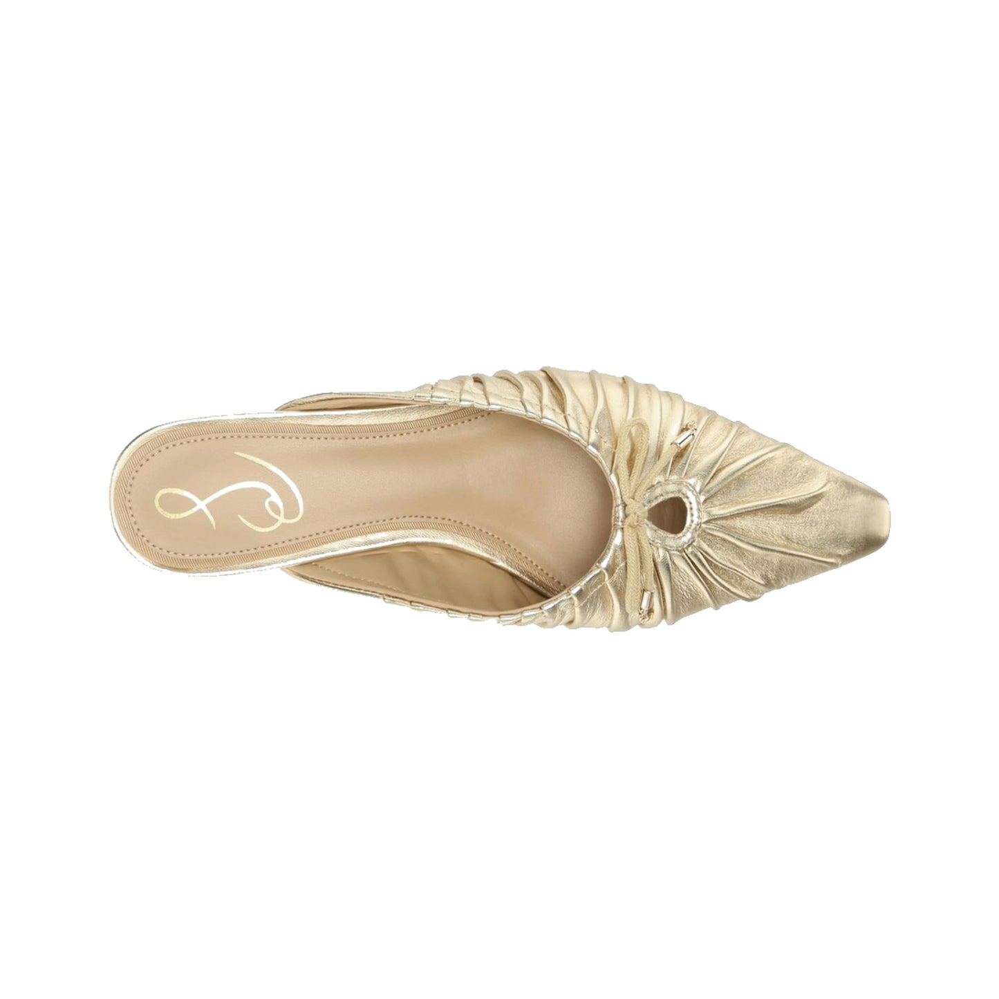 Mules Sam Edelman Julia Gold Leather Mujer