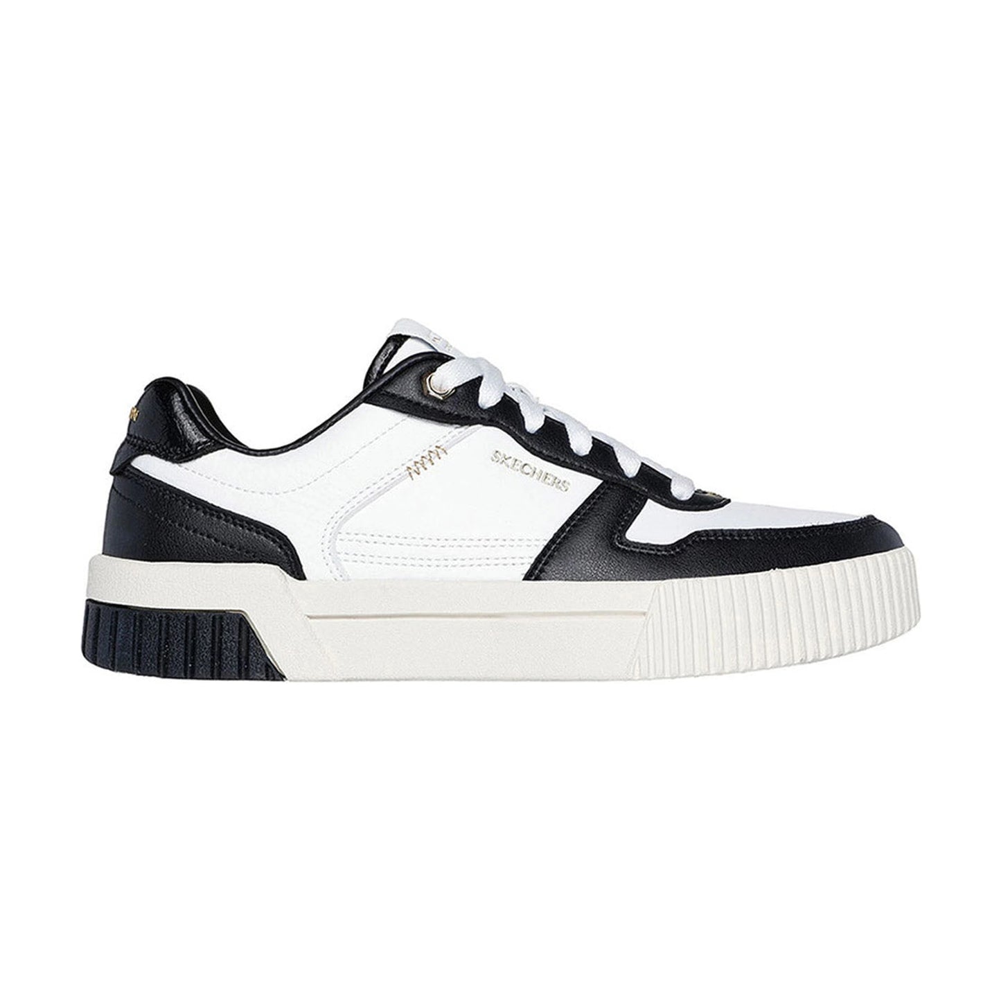 Tenis casuales Skechers JADE - BEST IN CLASS Blanco y negro Mujer
