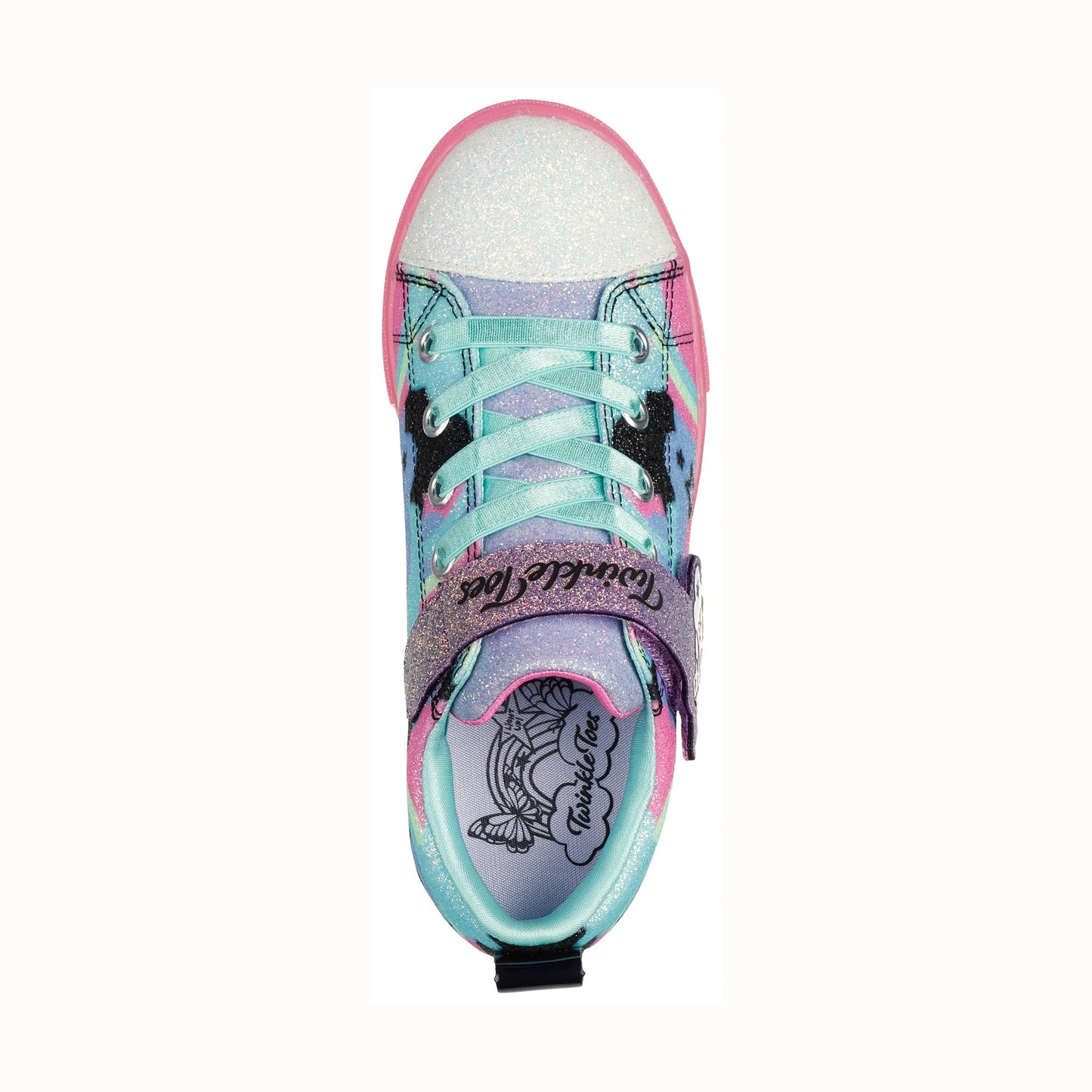 Tenis casuales Skechers S LIGHTS TWINKLE SPARKLE FLUTTER GLITZ Lavanda multicolor Niños