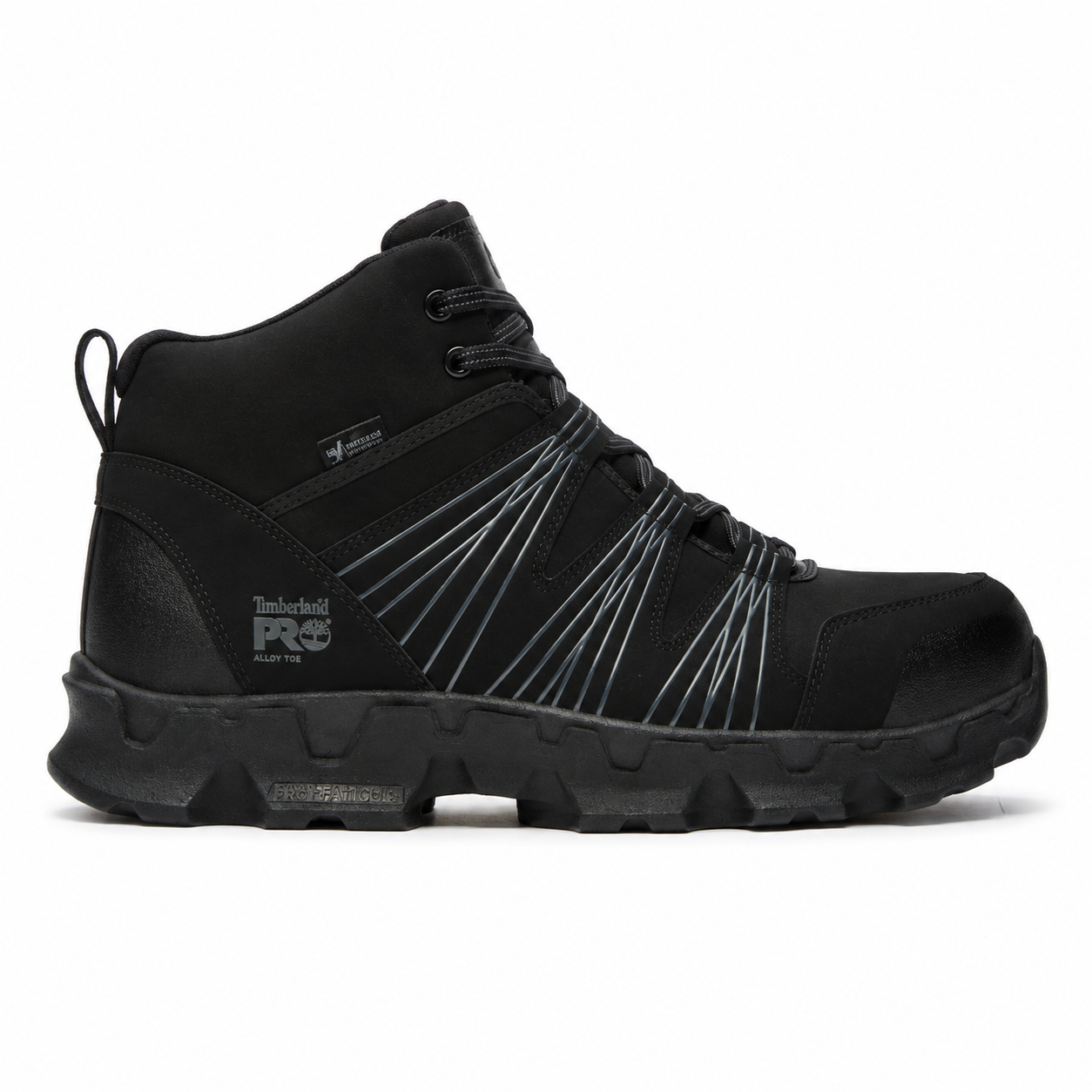 Tenis de Seguridad Timberland PRO Powertrain Sport Alloy Toe Black Blue Hombre