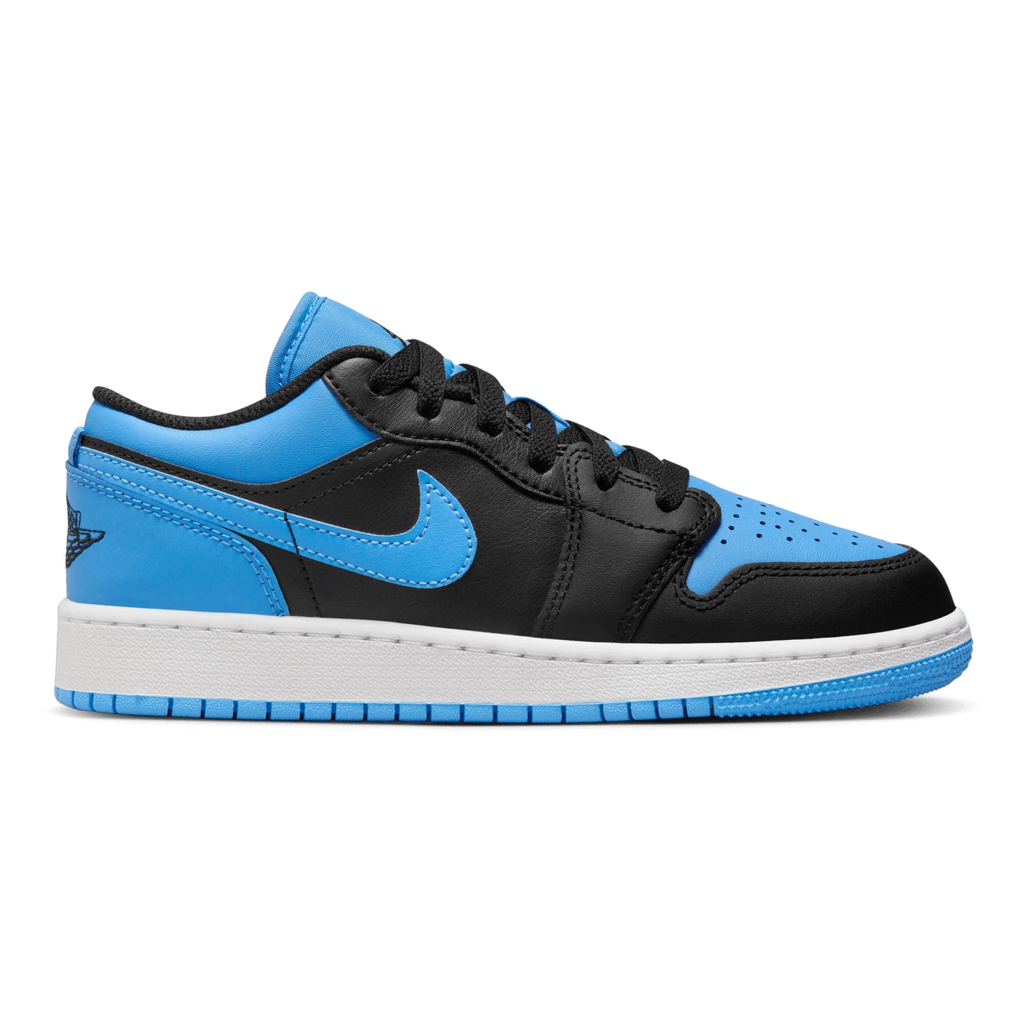 Tenis casuales Jordan AIR JORDAN 1 LOW (GS) Negro y azul Niños