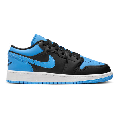 Tenis casuales Jordan AIR JORDAN 1 LOW (GS) Negro y azul Niños