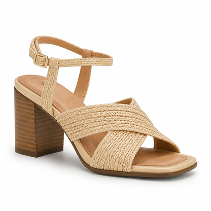 Tacones Anne Klein AKMELIZA Rafia natural Mujer
