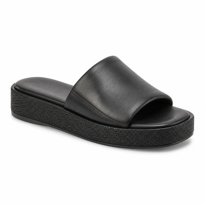 Sandalias Dolce Vita Aisha Black Leather Mujer