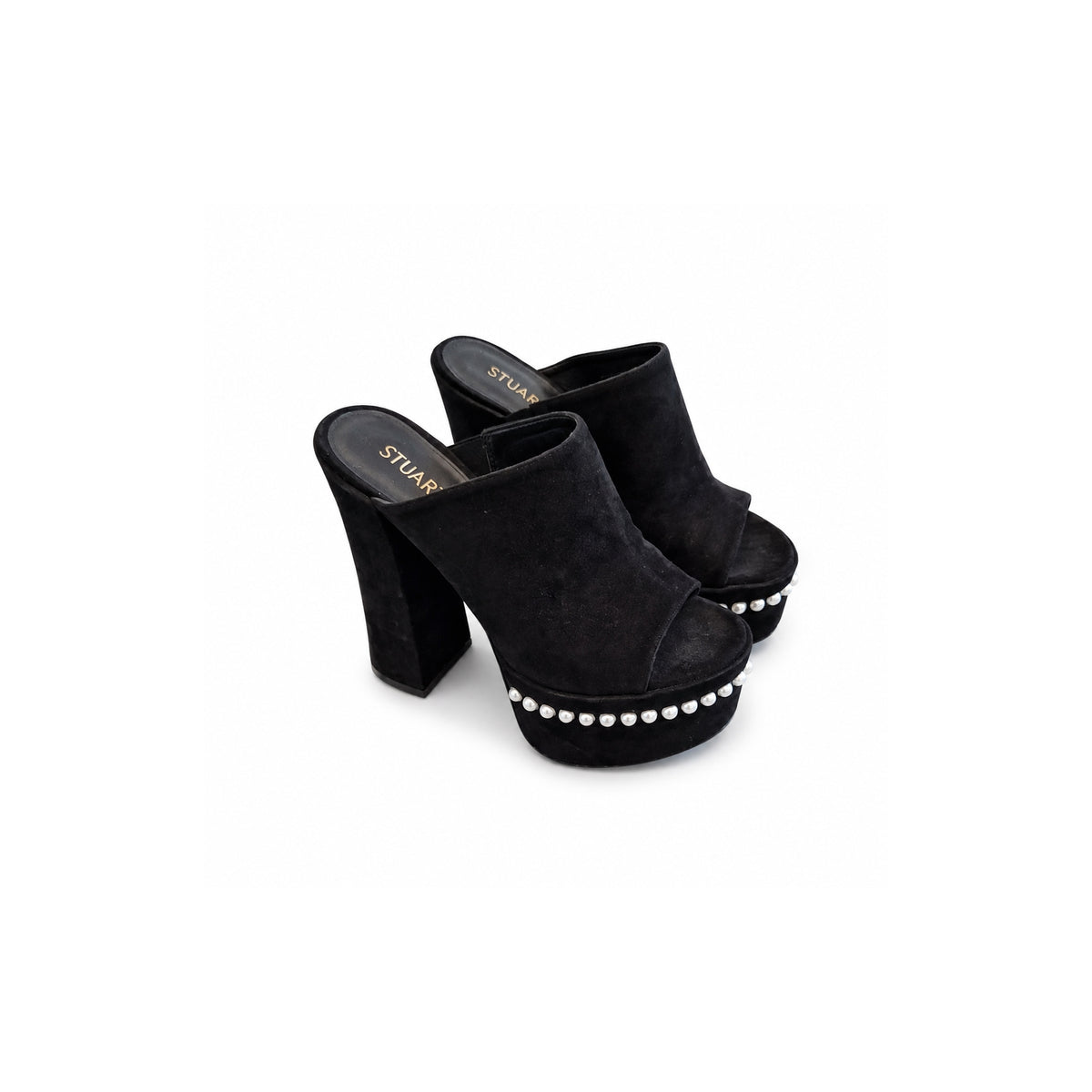 Calzado Stuart Weitzman SKYHI 145 PEARL SLID Black