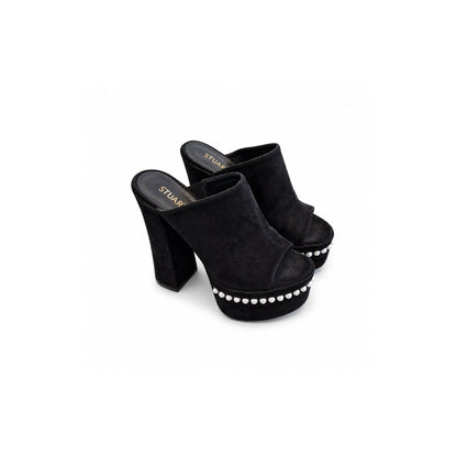 Calzado Stuart Weitzman SKYHI 145 PEARL SLID Black