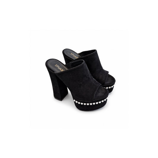 Calzado Stuart Weitzman SKYHI 145 PEARL SLID Black