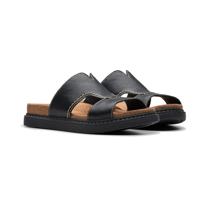 Calzado Clarks ARWELL WALK BLACK LEATHER / CUIR NOIR