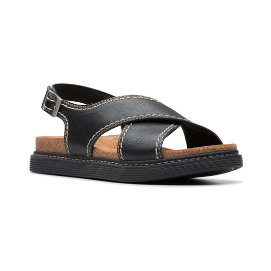Calzado Clarks ARWELL SLING BLACK LEATHER / CUIR NOIR