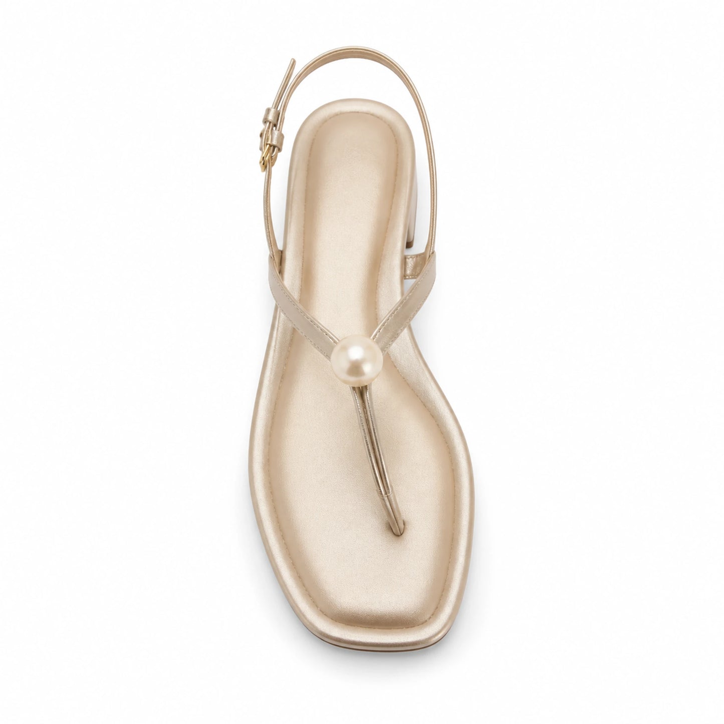 Sandalias de tacón Badgley Mischka LOLA Champaña metálico Mujer