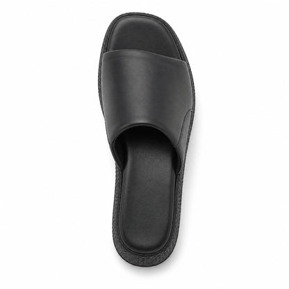 Sandalias Dolce Vita Aisha Black Leather Mujer