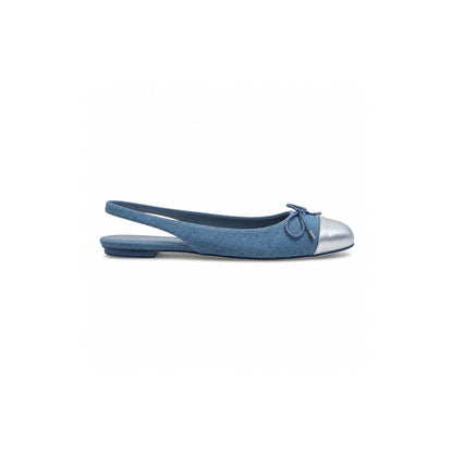 Calzado Stuart Weitzman SLEEK BOW SLNGBCK FL Washed/Silver