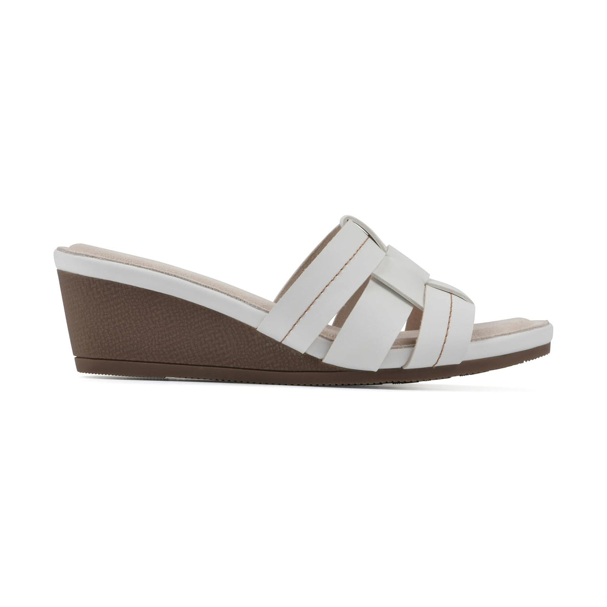 Calzado Cliffs by White Mountain CANDYCE WHITE/BURNISHED/SMOOTH