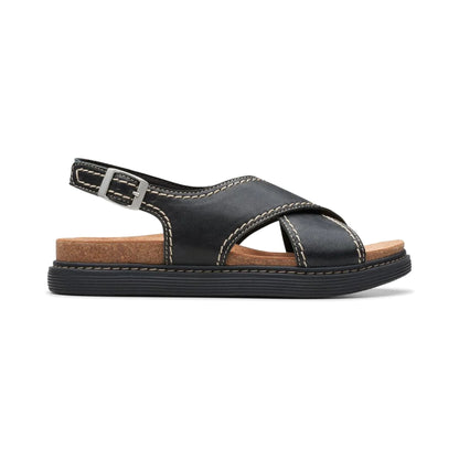 Calzado Clarks ARWELL SLING BLACK LEATHER / CUIR NOIR