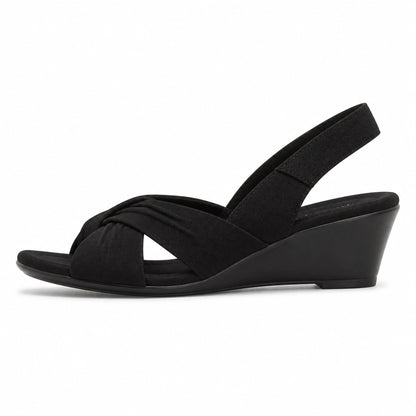 Sandalias de cuña Anne Klein AKESTHER Negro Mujer