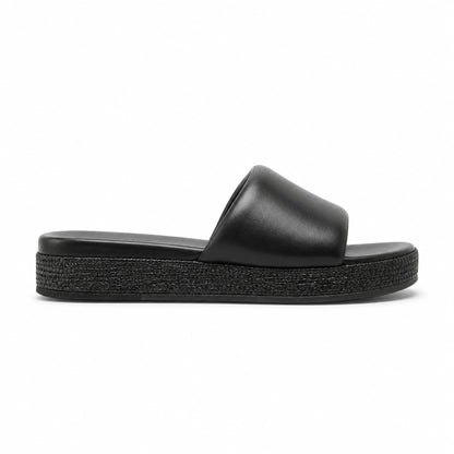 Sandalias Dolce Vita Aisha Black Leather Mujer