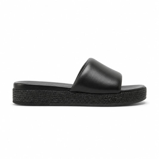 Sandalias Dolce Vita Aisha Black Leather Mujer