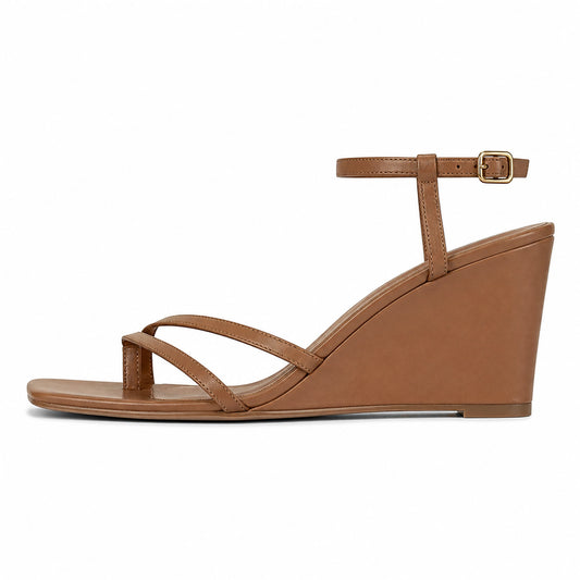 Sandalias de Cuña Dolce Vita Gemini Cafe Leather Mujer