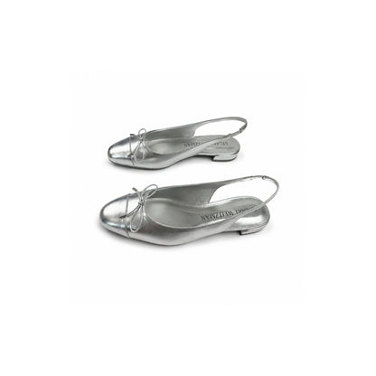 Calzado Stuart Weitzman SLEEK BOW SLNGBCK FL Silver