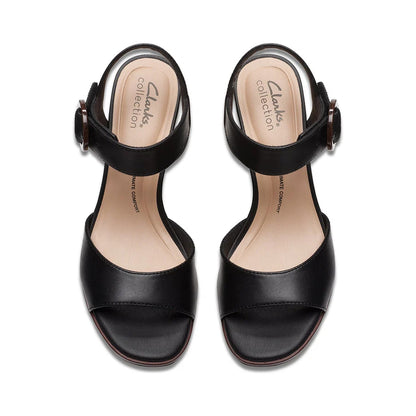 Calzado Clarks AMBYRLYN RUBY BLACK LEATHER / CUIR NOIR