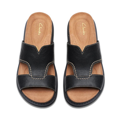 Calzado Clarks ARWELL WALK BLACK LEATHER / CUIR NOIR