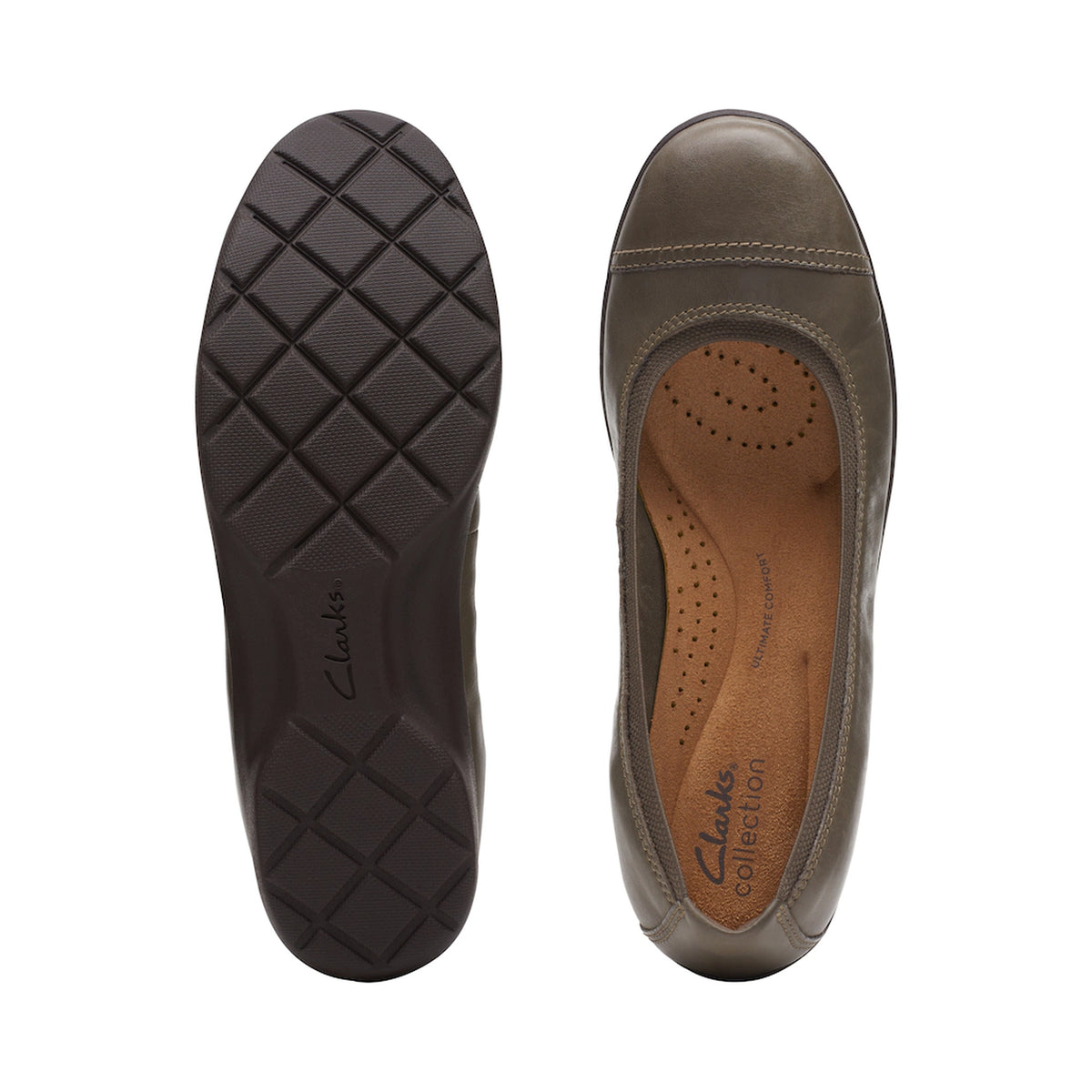 Calzado Clarks MEADOW OPAL SLATE LEATHER / CUIR ARDOISE