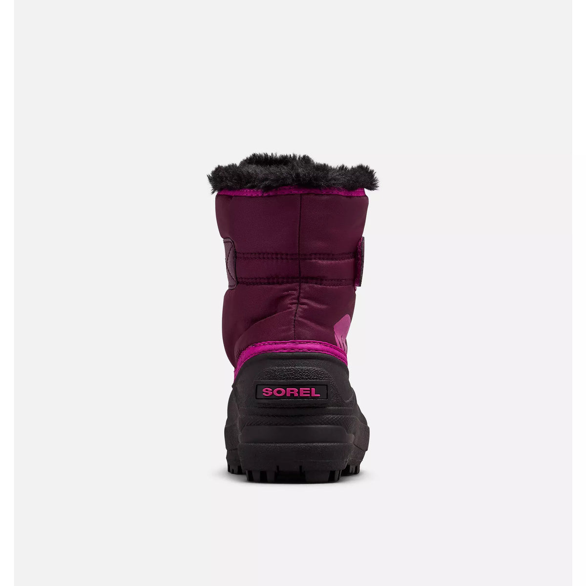 SOREL Childrens Snow Commander Purple Dahlia Groovy Pink - vista posterior