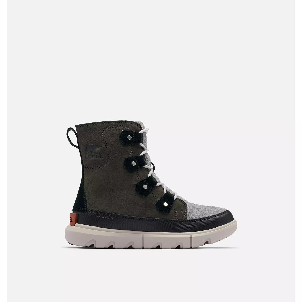 SOREL Explorer II Joan Felt WP Jet Vapor - vista perspectiva