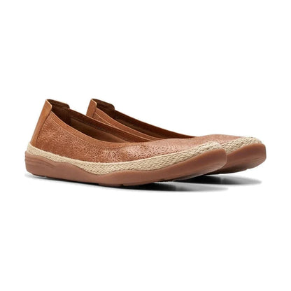 Calzado Clarks ELAINA RAE TAN LEATHER / CUIR BRUN - vista principal corregida