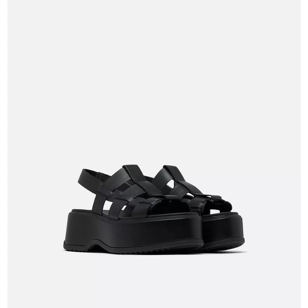 SOREL Dayspring Slingback Sandal Black Black - vista lateral