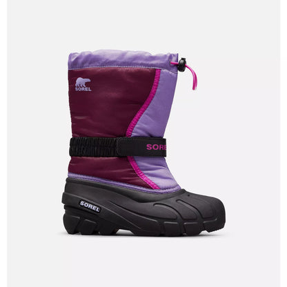 SOREL Childrens Flurry Purple Dahlia Paisley Purple - vista perspectiva