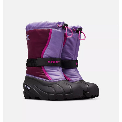 SOREL Childrens Flurry Purple Dahlia Paisley Purple - vista lateral