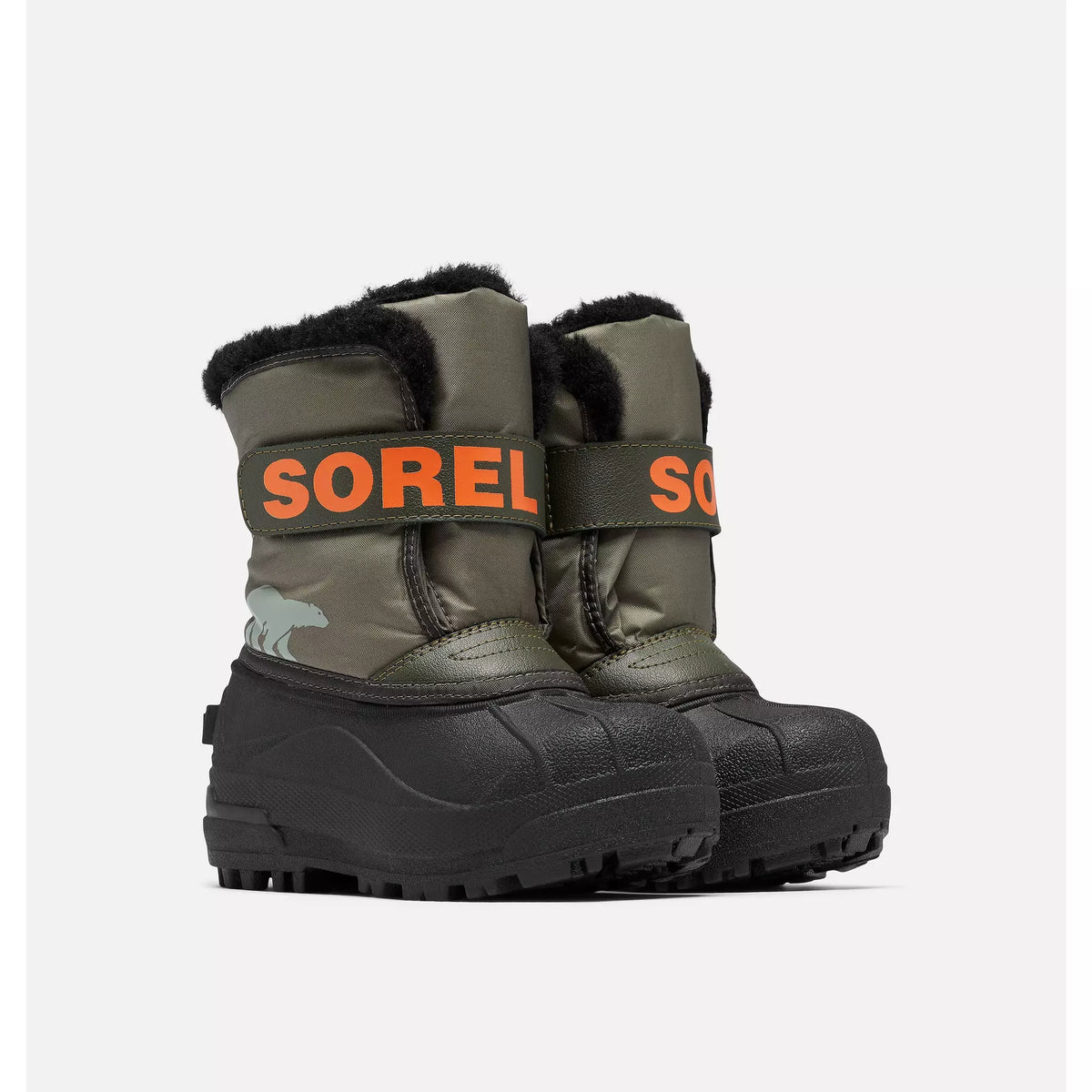 SOREL Toddler Snow Commander Stone Green Alpine Tundra - vista lateral