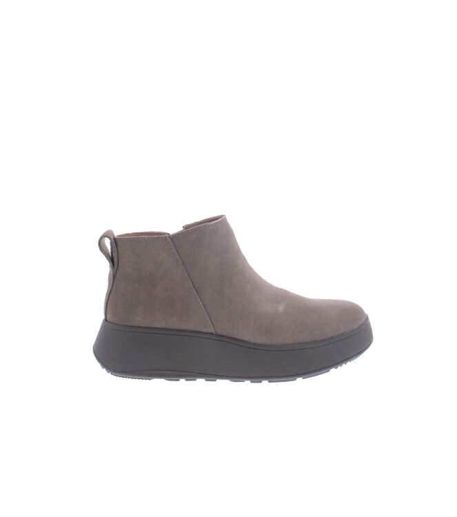FitFlop F-Mode Suede Flatform Zip Minky Grey GM3-A76 - vista principal