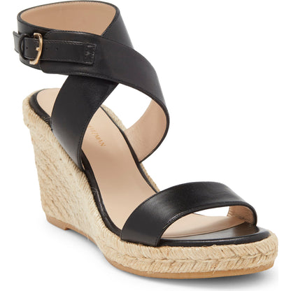 Stuart Weitzman Lexia Black Suede - vista perspectiva